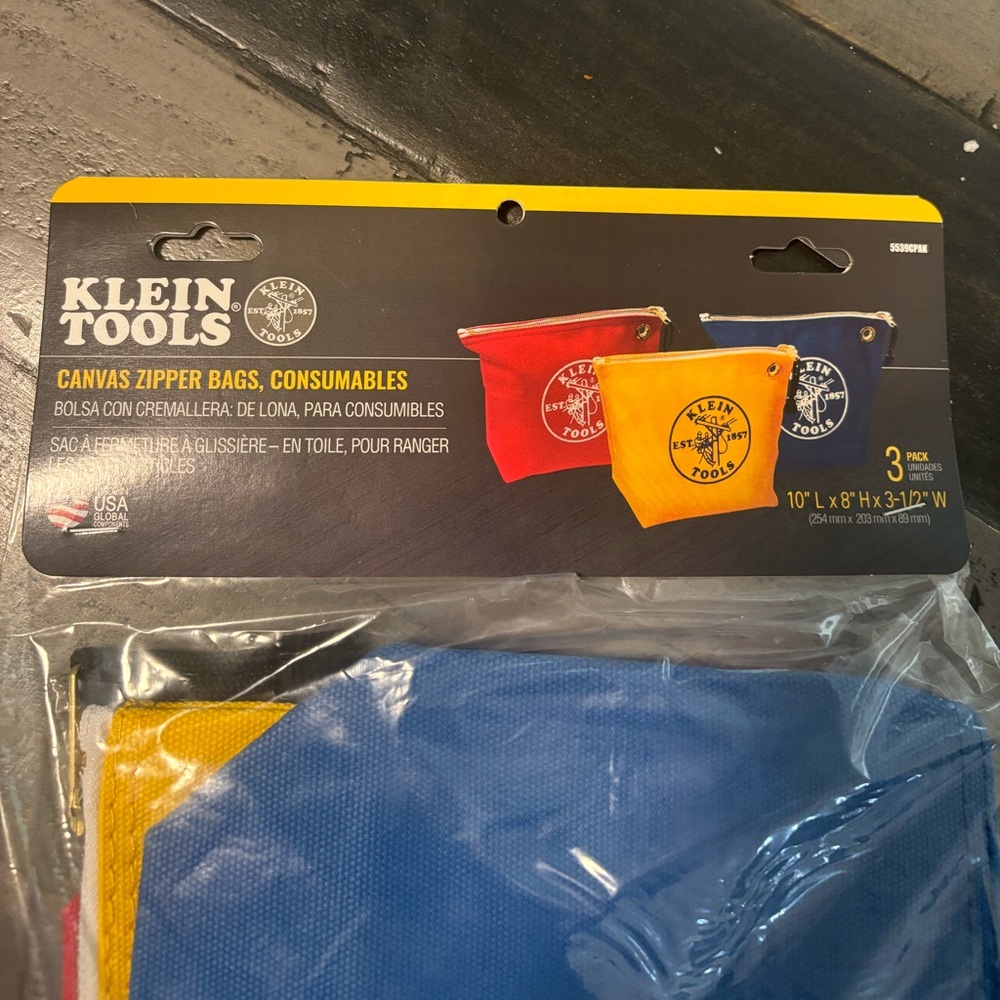 Canvas zipper bags, consumables - Picture 2 of 7